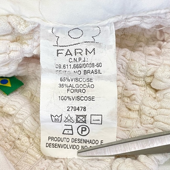 FARM Rio White Crop Top - Picture 8 of 8